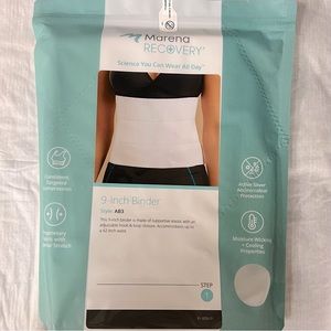 Marena 9-inch Binder - Style No. AB3 - Color: White *Price Firm*